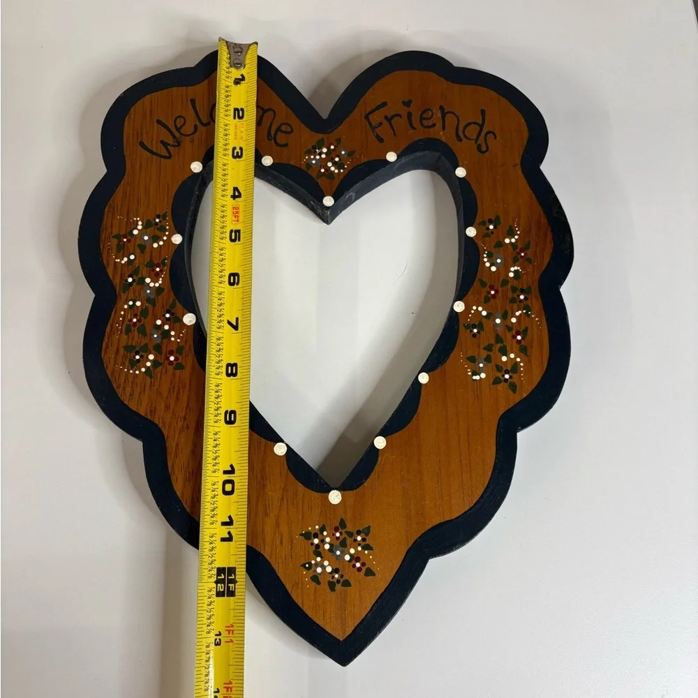 Hand-Painted Heart Frame - 